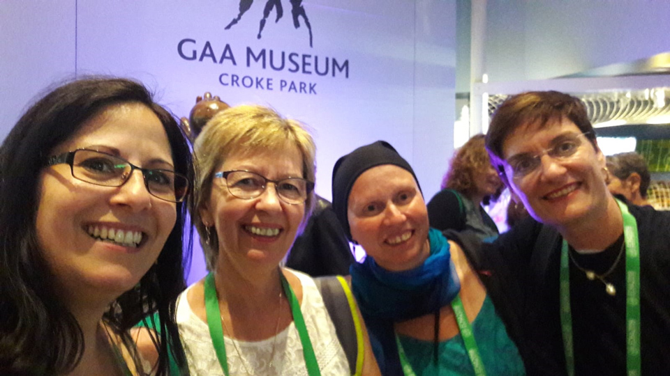 Julie Taplin and Andrea Anguera meeting German Colleagues at ECHA Dublin 2018