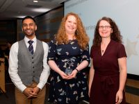 Above and Beyond Awards 2019. Bobby Seagull - Inspirational Extra-Curricular Provision Award winner, Catherine McEvoy - Rebecca Howell