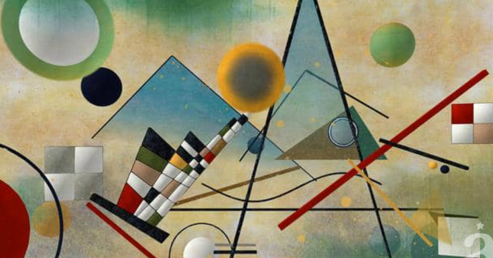 Abstract by Kandinsky - part of video by Alfred Imageworks: STEREOSCOPIC FOR EXHIBITION – KANDINSKY