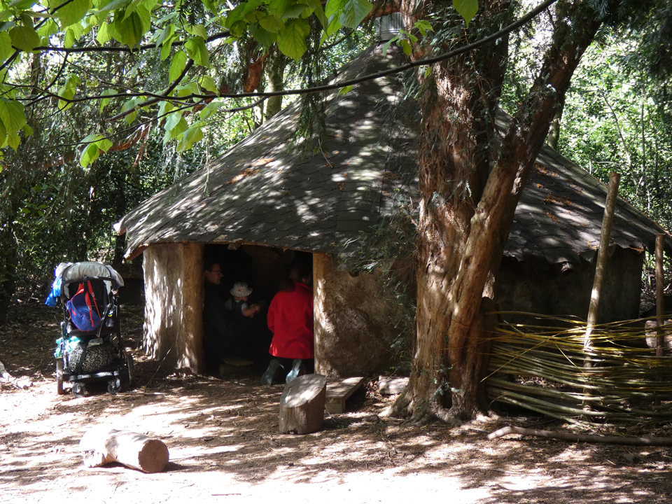 Enjoying a Celtic Roundhouse at the PPUK Be Curious Weekend 2019