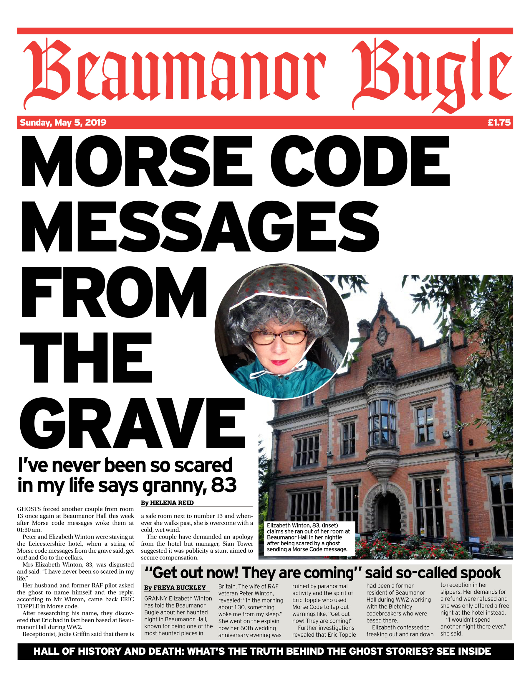 Beaumanor Bugle page 1 May 2019