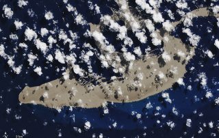 Pumice raft Detail off Tonga August 2019 from Nasa Earth Observatory https://earthobservatory.nasa.gov/images/145490/a-raft-of-rock