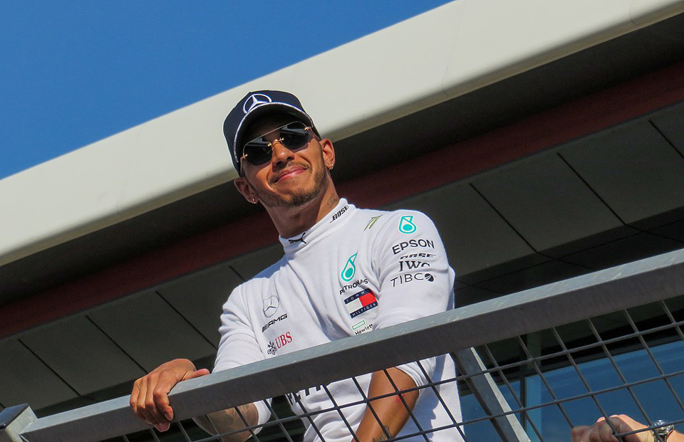 Lewis Hamilton at Silverstone Grand Prix 2018