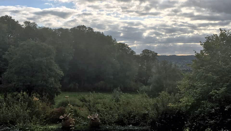 View of the countryside from Hawkwood College