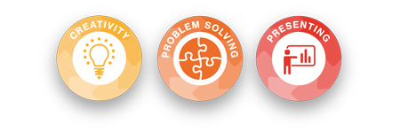 Problem-solving, creativity, presenting skills builder