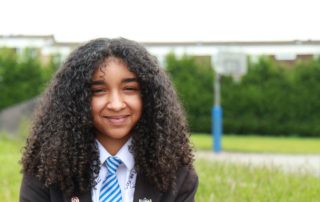 Jada from BBC Television programme, Growing Up Gifted. Photo BBC