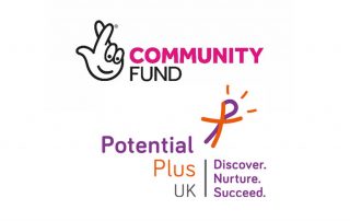 Community fund and Potential Plus UK Logos