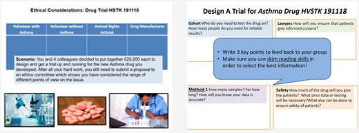 Drug trial data