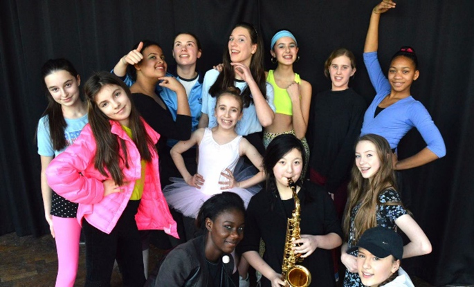 Students from Parliament Hill School Musical