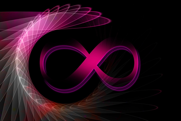 stylised infinity symbol