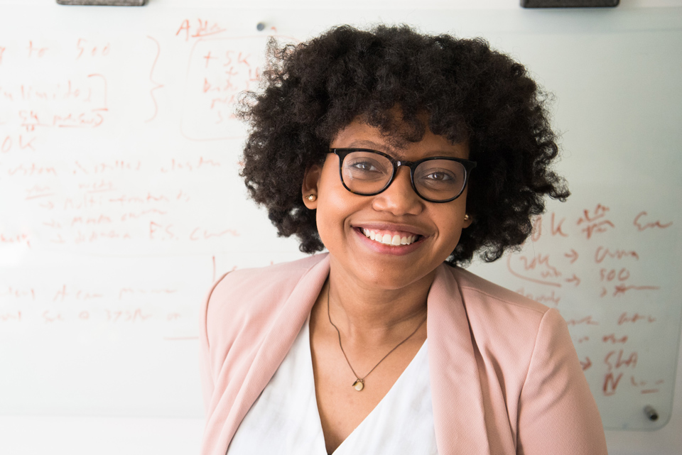 Smiling female teacher