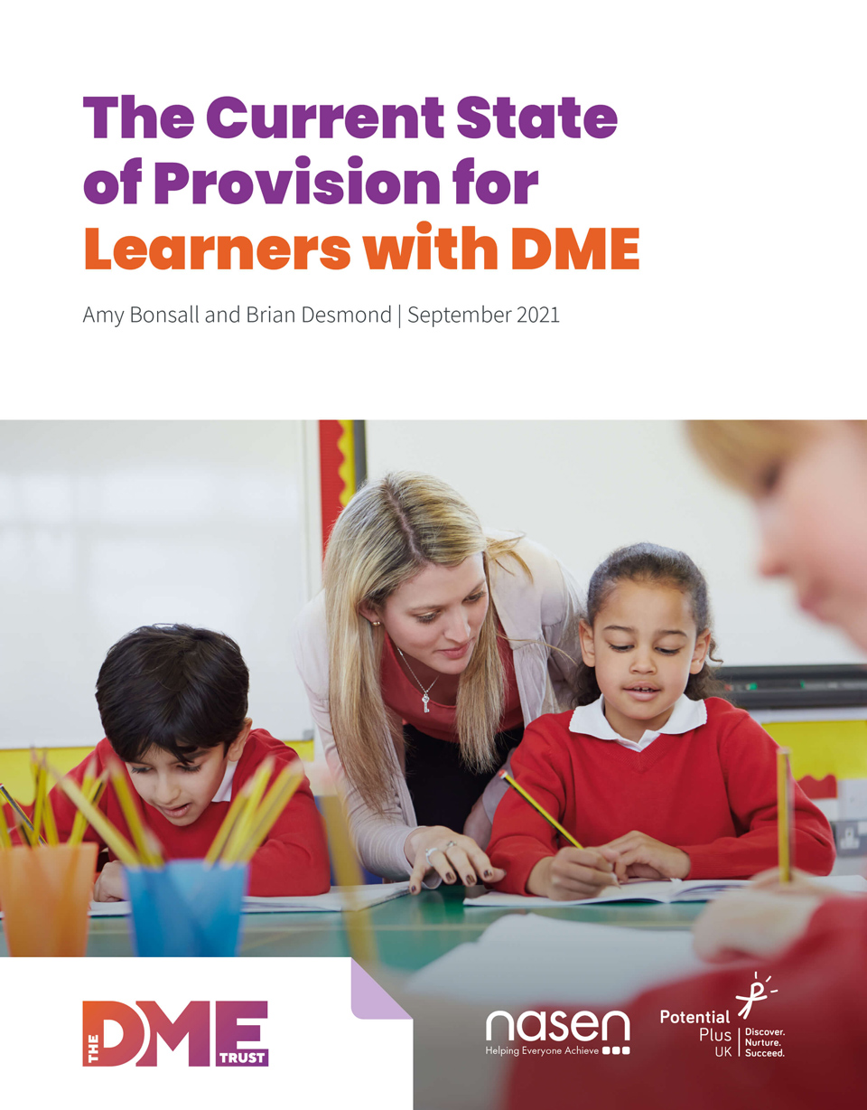 Front cover of The Current State of Provision for Learners with DME Report