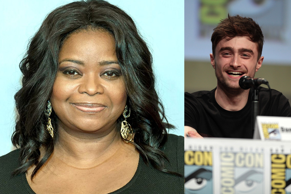 Octavia Spencer and Daniel Radcliffe. Radcliffe photo cc2.0 by Gage Skidmore
