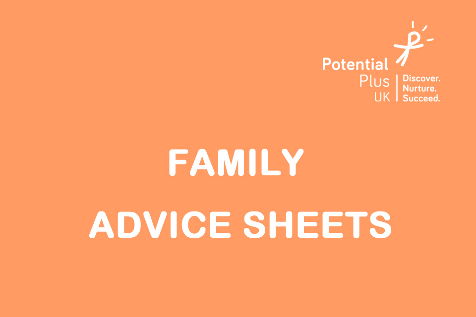 Family Advice Sheets
