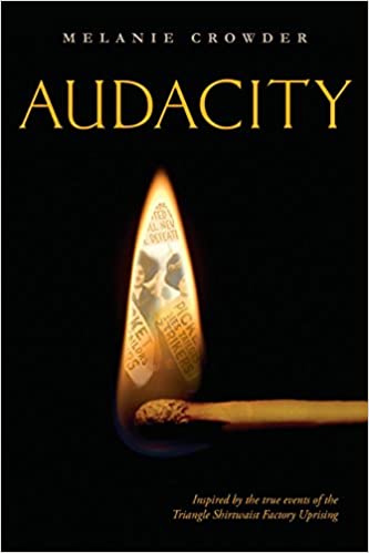 Front cover of Audacity by Melanie Crowder