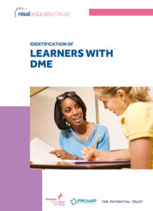 Identification of Learners with DME Front cover of booklet