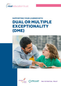 Supporting Your Learner with Dual or Multiple Exceptionality (DME) Cover of booklet
