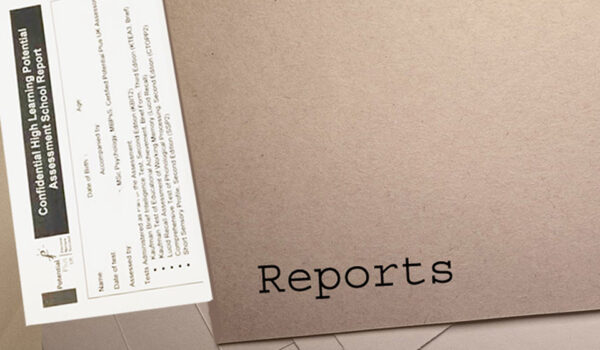 reports in a buff folder