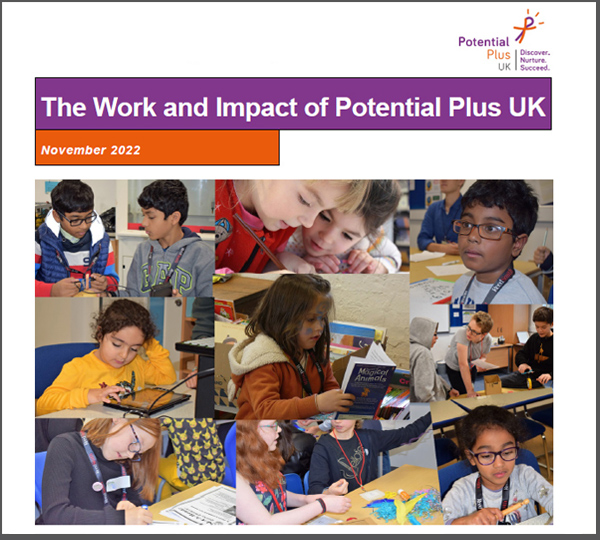 Work and Impact of Potential Plus UK November 2022 front cover
