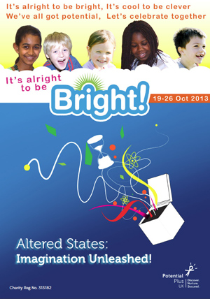 Front Cover It's Alright to Be Bright cover 2013