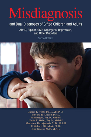 front cover misdiagnosis and dual diagnosis of gifted children and adults